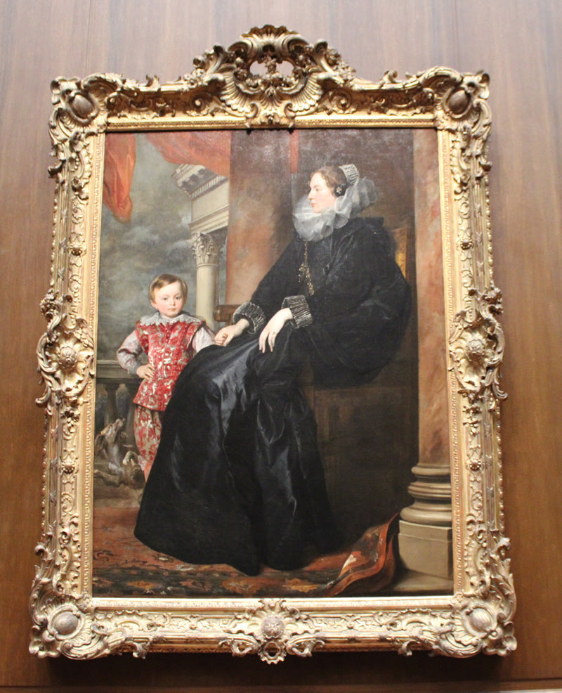 A Genoese Noblewoman and Her Son