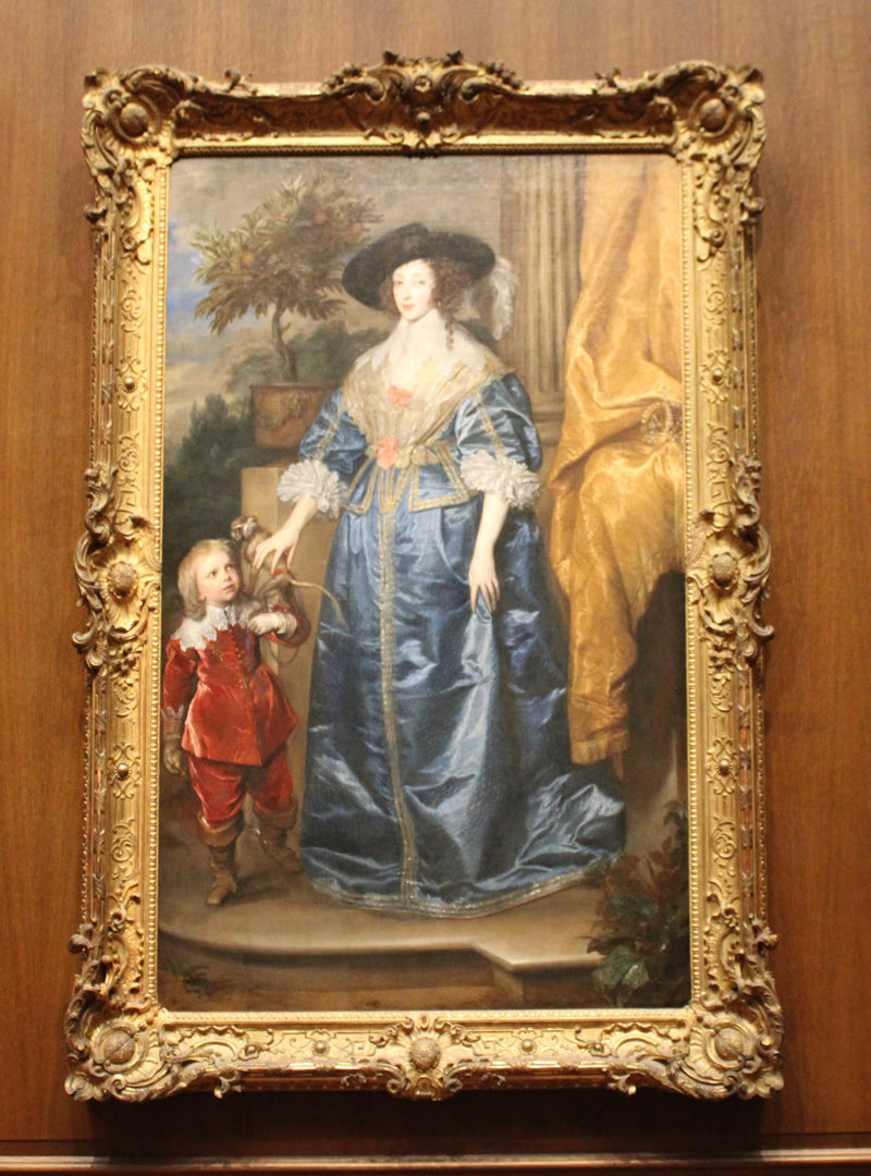 Queen Henrietta Maria with Sir Jeffrey Hudson