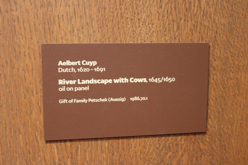 River Landscape with Cows
