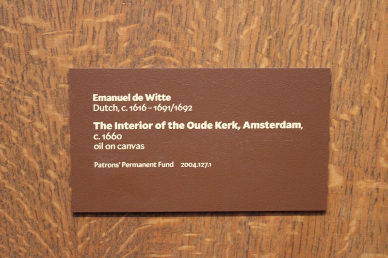 The Interior of the Oude Kerk, Amsterdam