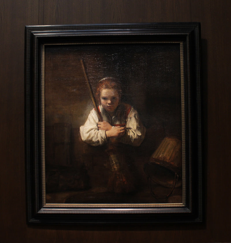 A Girl with a Broom