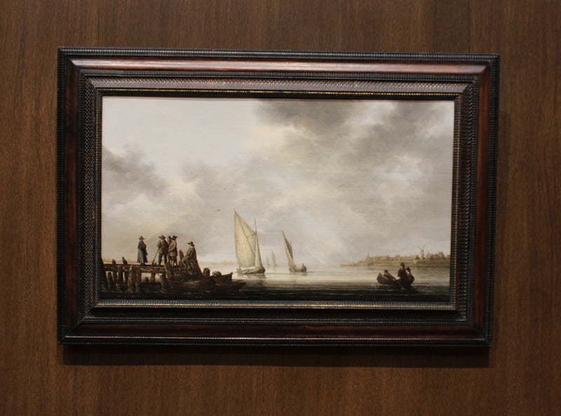 A Pier Overlooking Dordrecht
