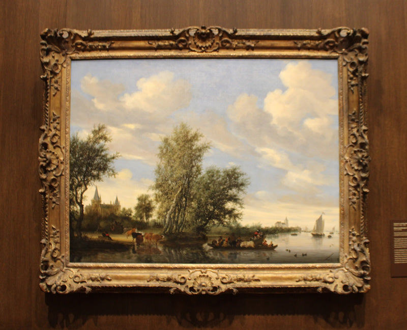 River Landscape with Ferry