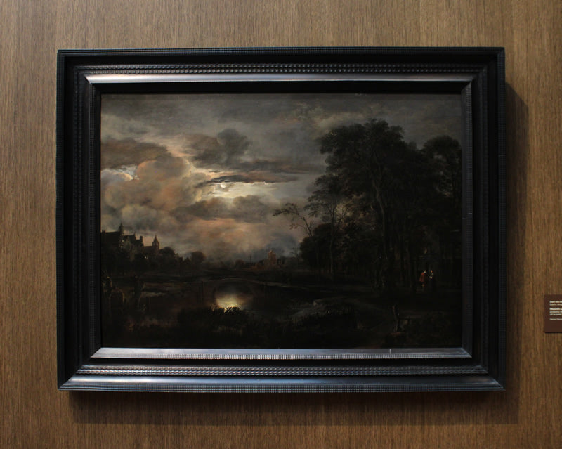 Moonlit Landscape with Bridge