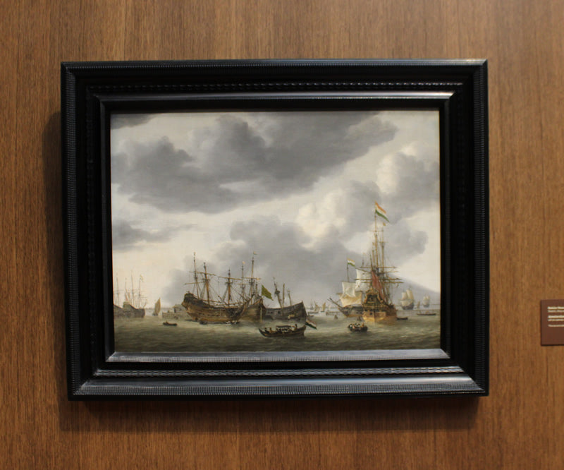 Amsterdam Harbor Scene