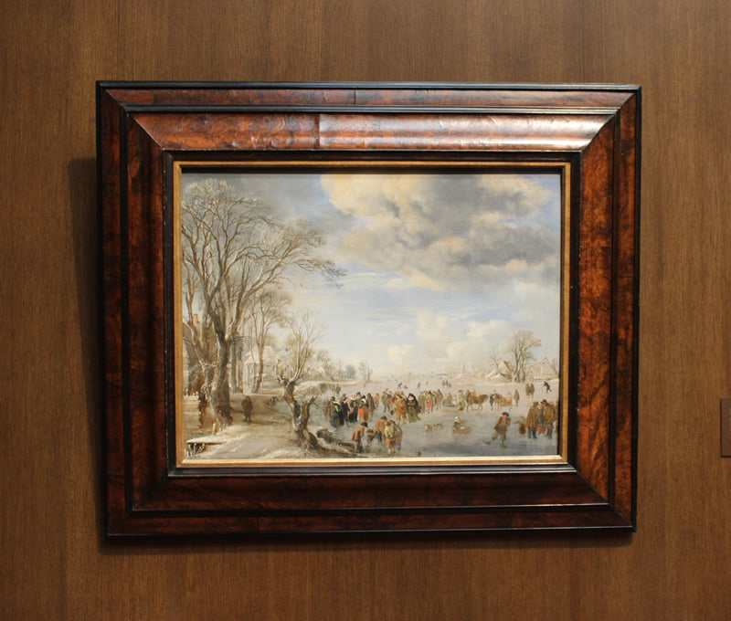 Winter in Holland: Skating Scene