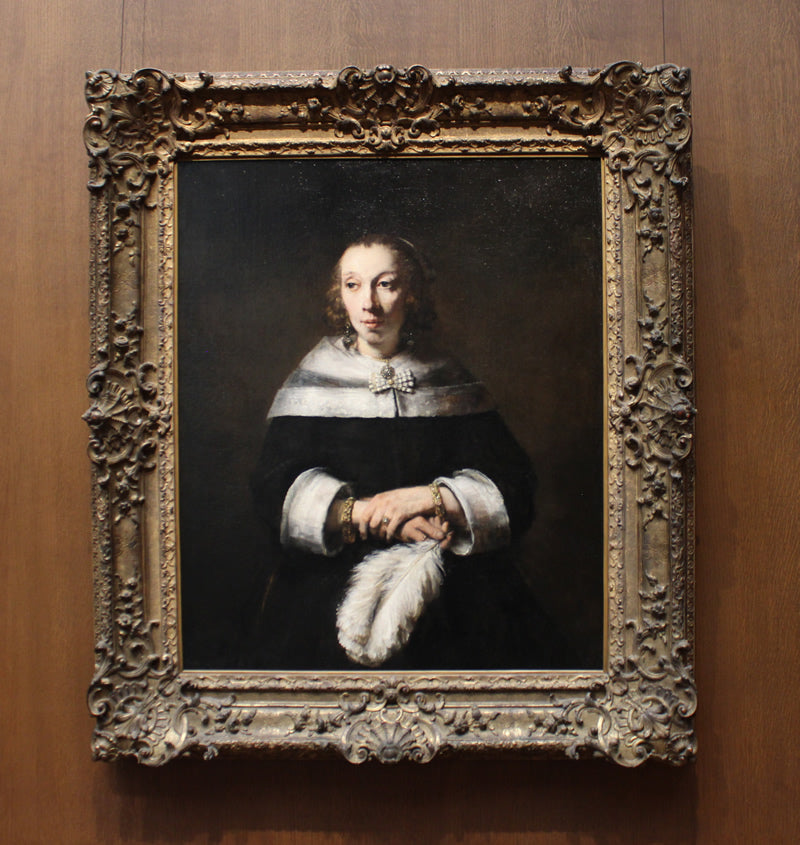 Portrait of a Lady with an Ostrich-Feather Fan