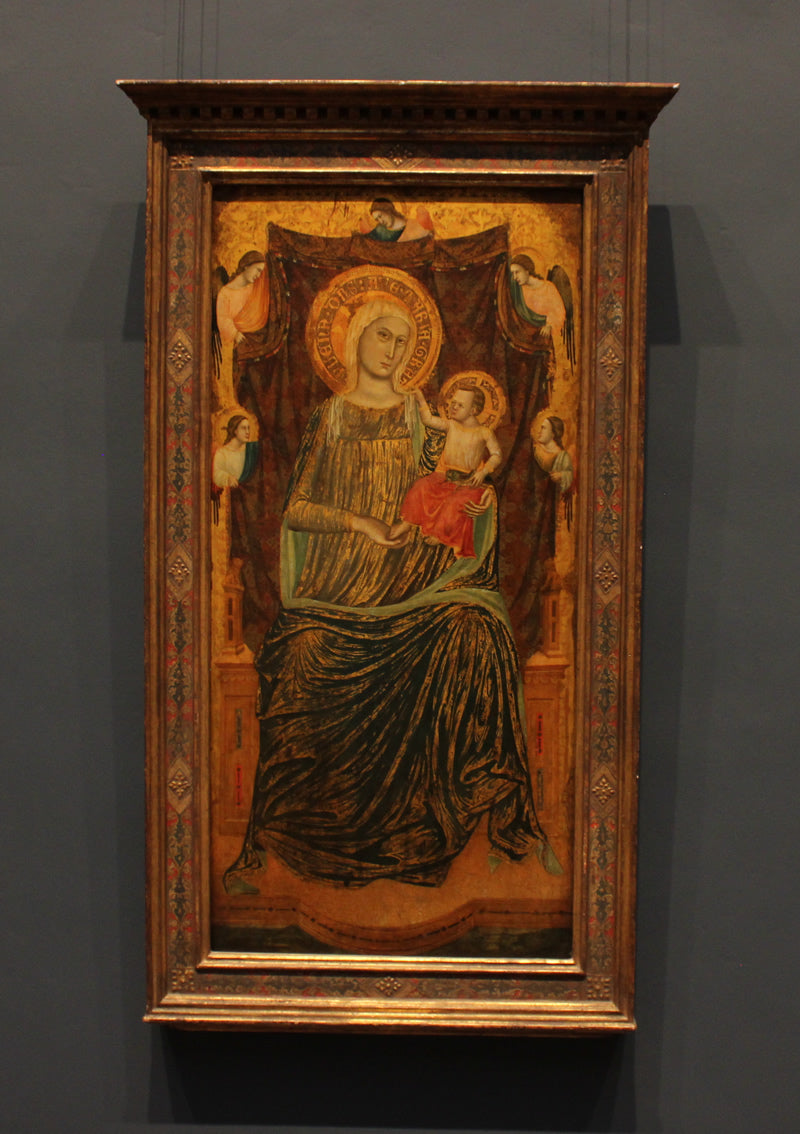 Madonna and Child with Five Angels