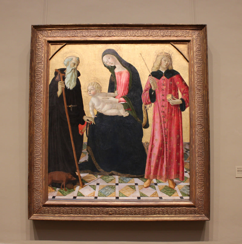 Madonna and Child with Saint Anthony Abbot and Saint Sigismund