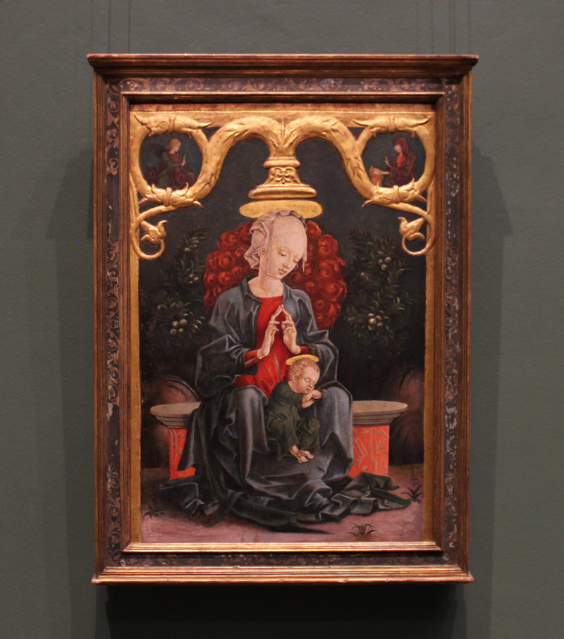Madonna and Child in a Garden
