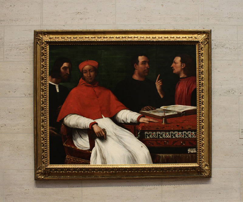 Cardinal Bandinello Sauli, His Secretary, and Two Geographers