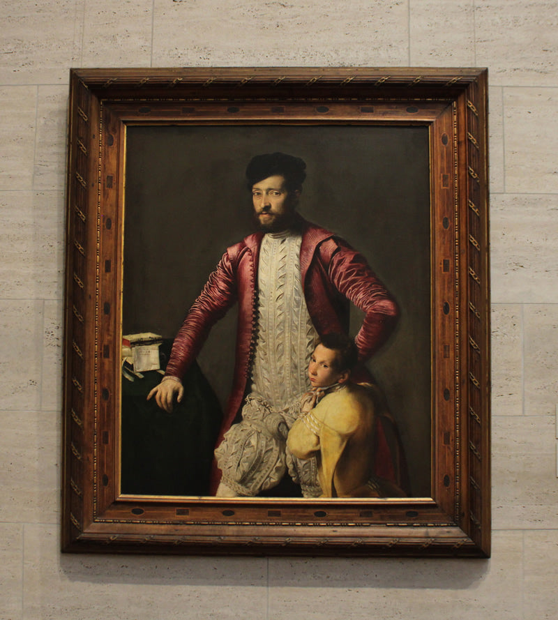 Alessandro Alberti with a Page