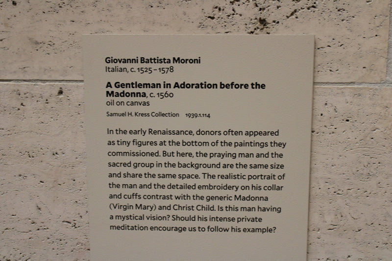 A Gentleman in Adoration before the Madonna