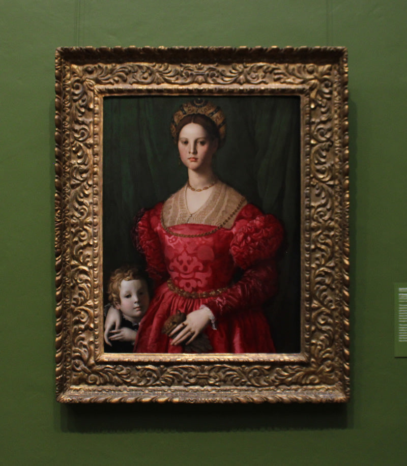 A Young Woman and Her Little Boy