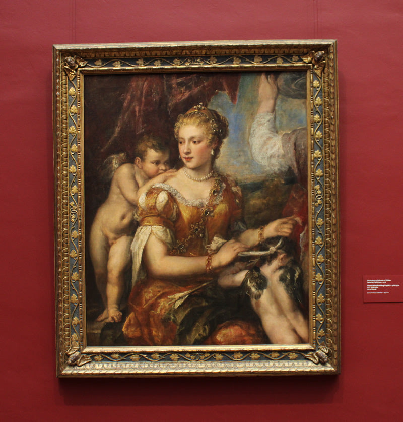 Venus Blindfolding Cupid
