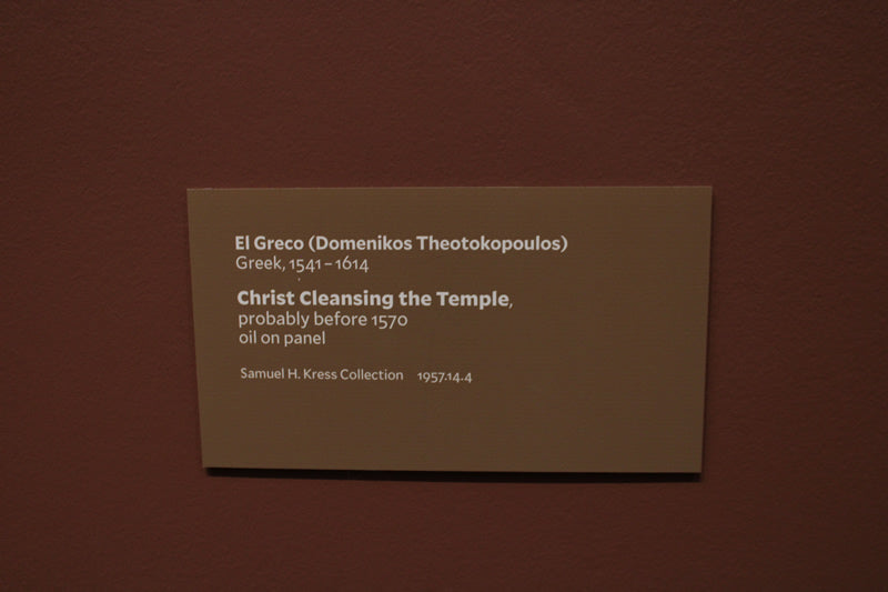 Christ Cleansing the Temple