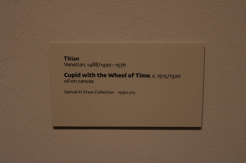 Cupid with the Wheel of Time