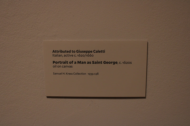 Portrait of a Man as Saint George