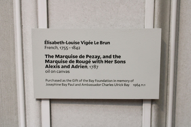 The Marquise de Pezay, and the Marquise de Rougé with Her Sons Alexis and Adrien