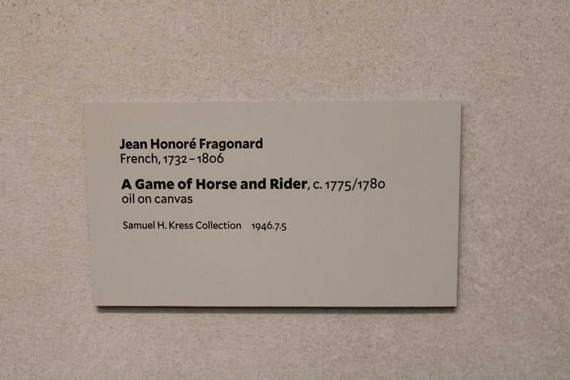 A Game of Horse and Rider