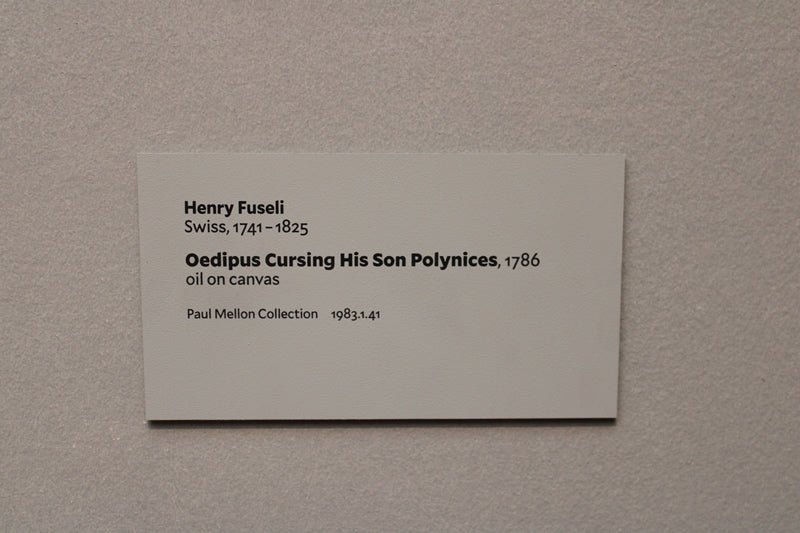 Oedipus Cursing His Son Polynices