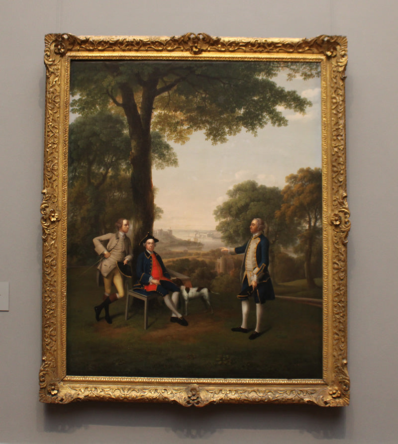 Arthur Holdsworth Conversing with Thomas Taylor and Captain Stancombe by the River Dart