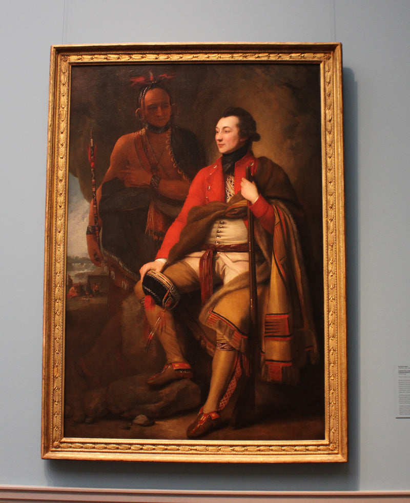 Colonel Guy Johnson and Karonghyontye (Captain David Hill)
