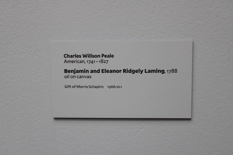 Benjamin and Eleanor Ridgely Laming