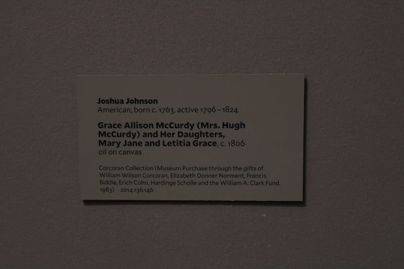 Grace Allison McCurdy (Mrs. Hugh McCurdy) and Her Daughters, Mary Jane and Letitia Grace