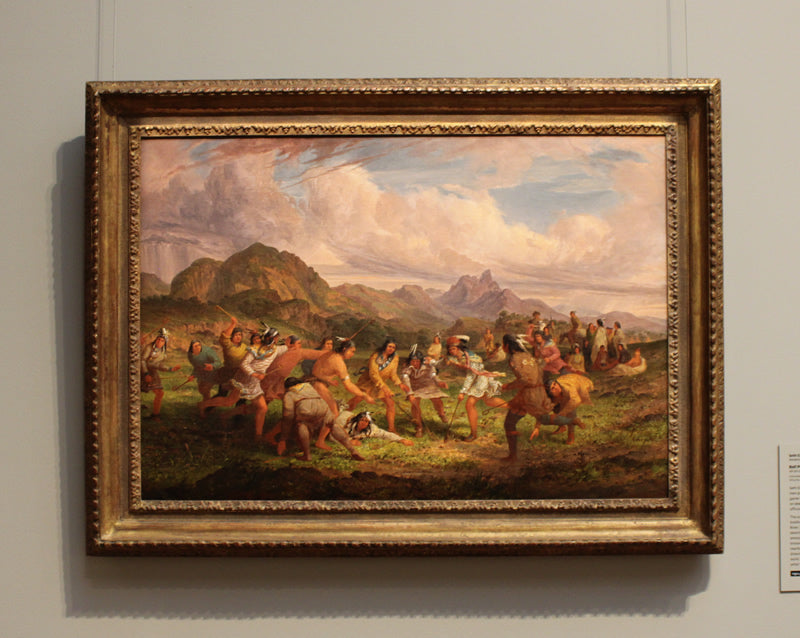 Ball Playing among the Sioux Indians
