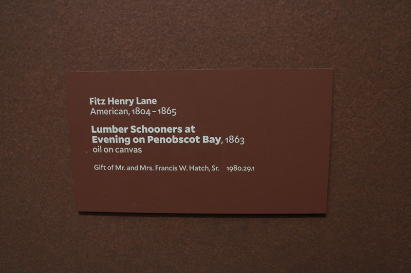 Lumber Schooners at Evening on Penobscot Bay