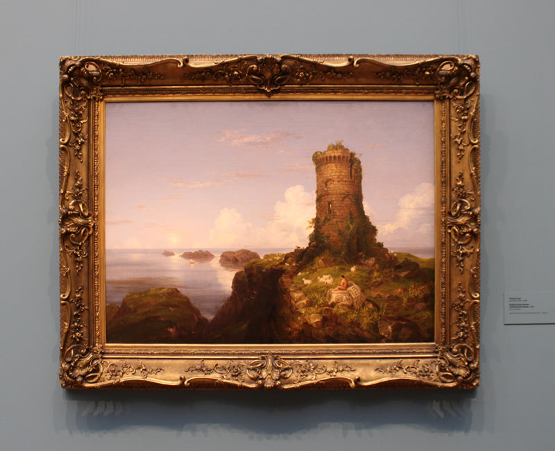 Italian Coast Scene with Ruined Tower