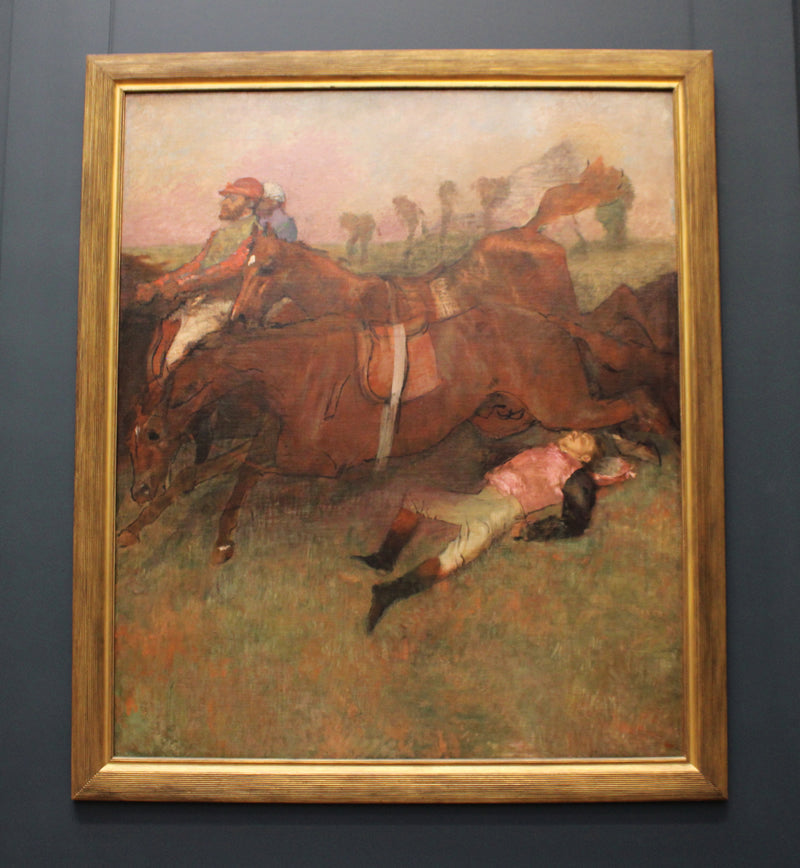 Scene from the Steeplechase: The Fallen Jockey