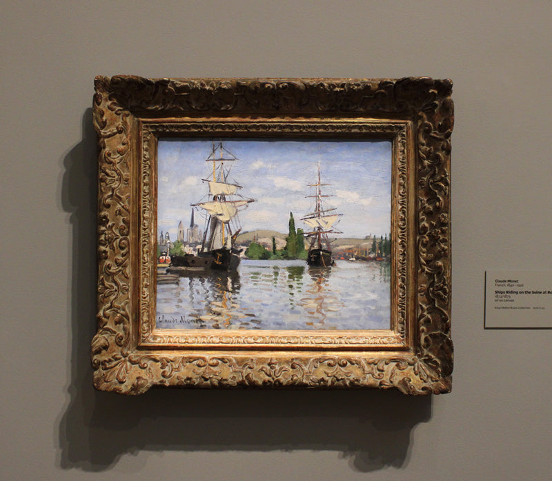 Ships Riding on the Seine at Rouen