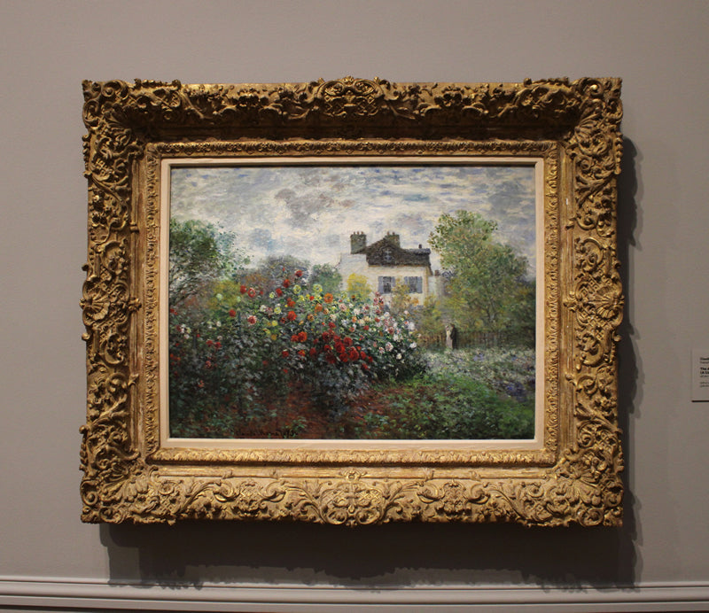 The Artist's Garden in Argenteuil (A Corner of the Garden with Dahlias)