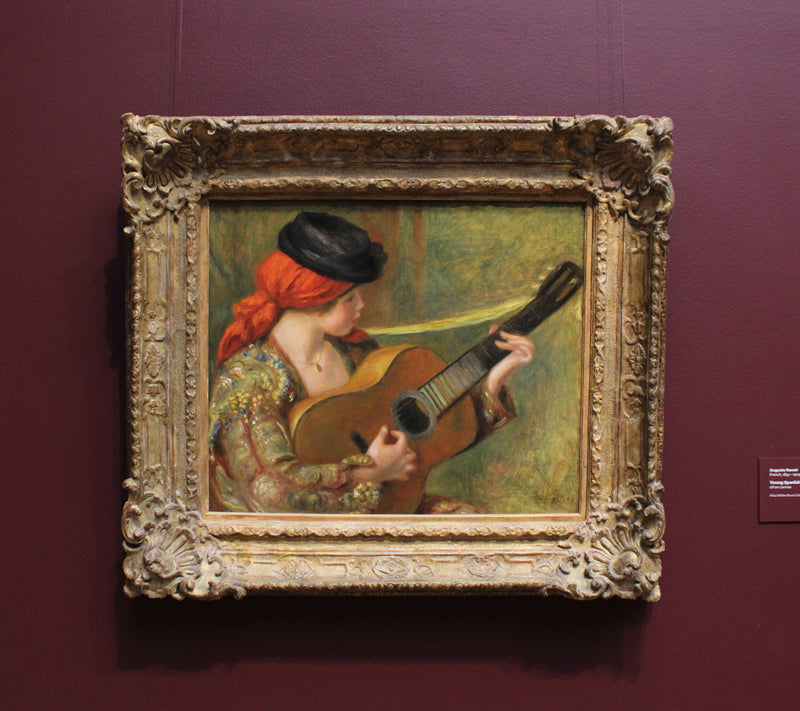 Young Spanish Woman with a Guitar