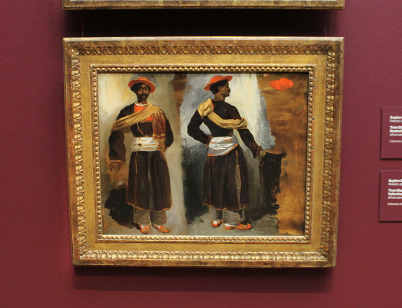 Two Studies of a Standing Indian from Calcutta