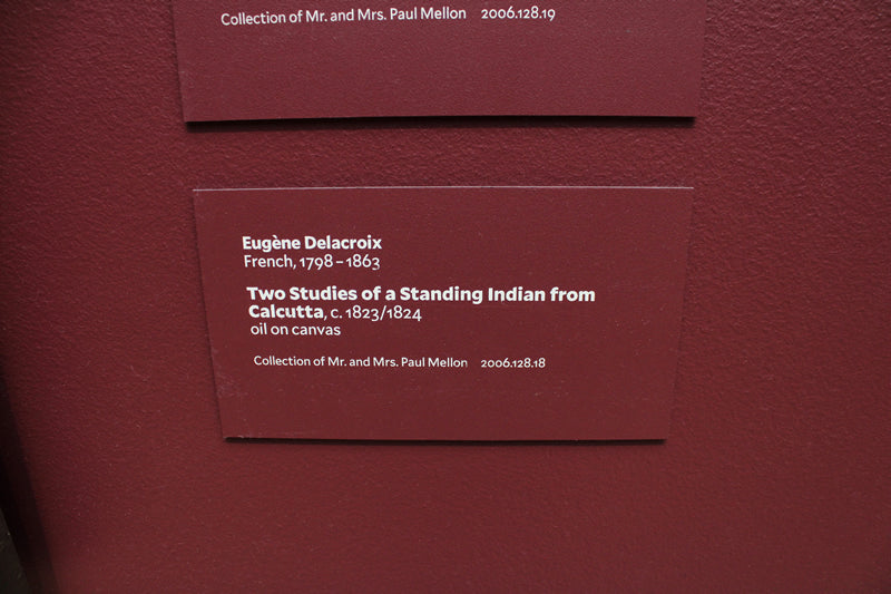 Two Studies of a Standing Indian from Calcutta