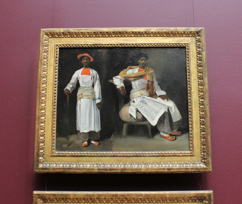 Two Studies of an Indian from Calcutta, Seated and Standing