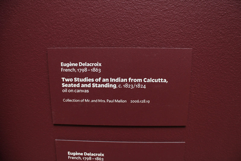 Two Studies of an Indian from Calcutta, Seated and Standing