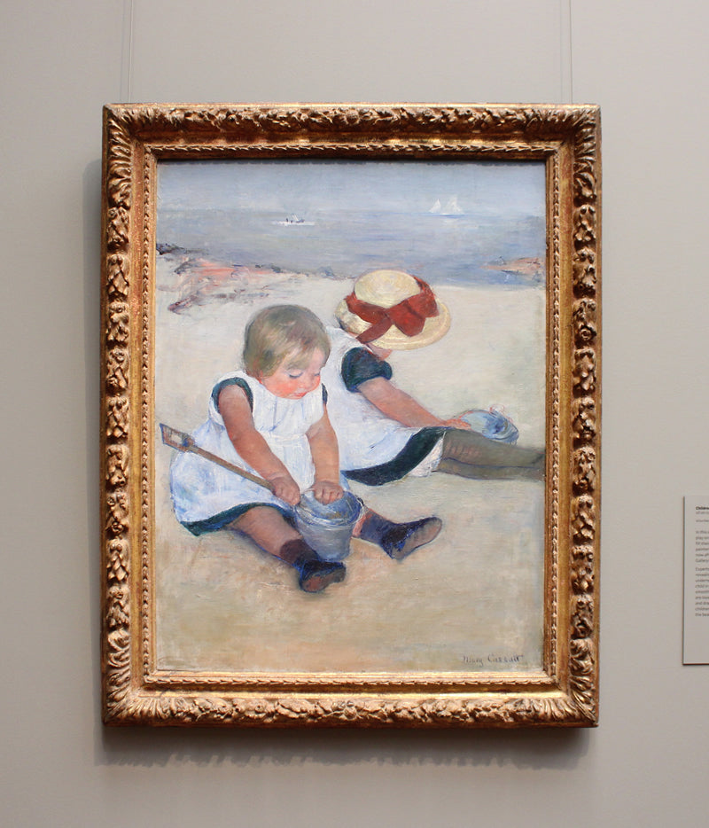 Children Playing on the Beach
