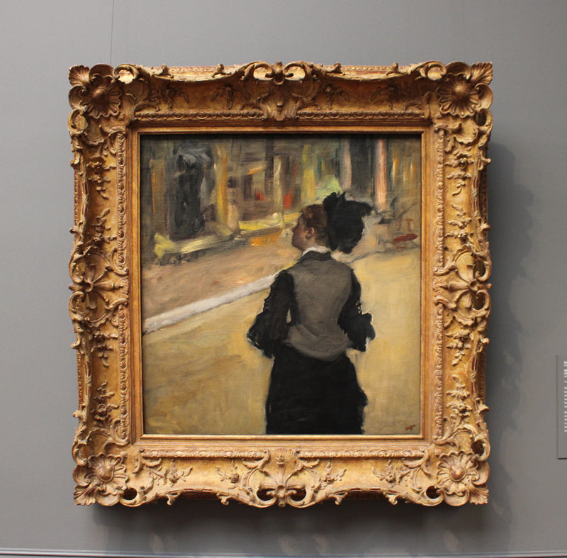 Woman Viewed from Behind (Visit to a Museum)