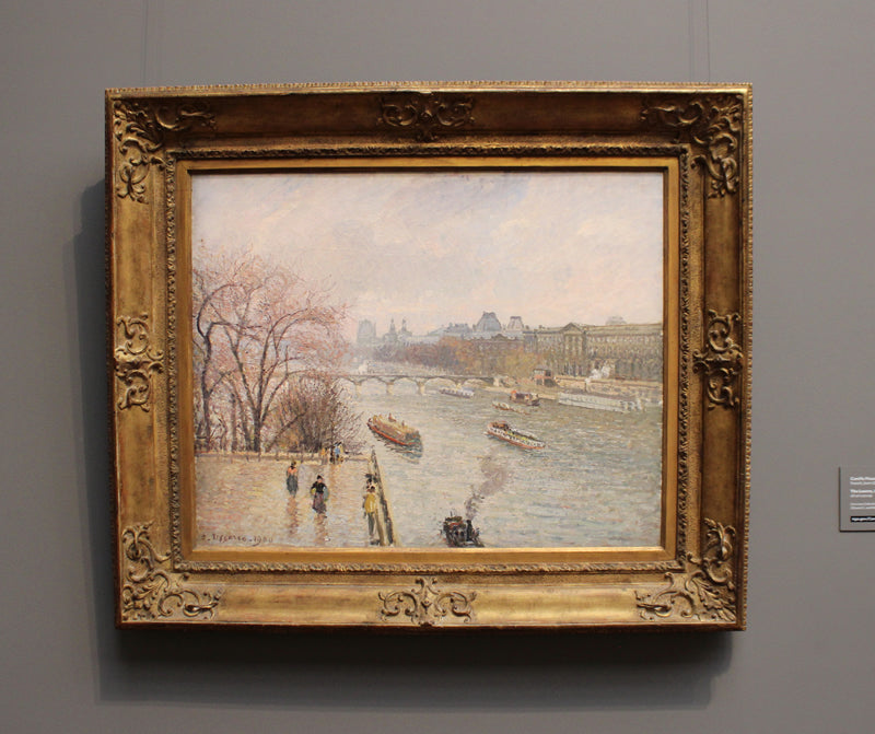 The Louvre, Afternoon, Rainy Weather