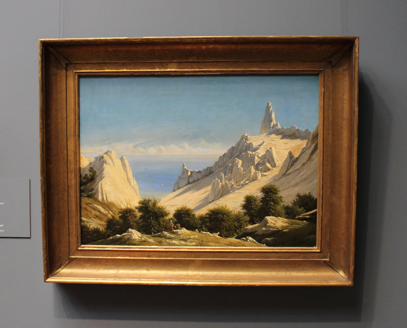 View of Sommerspiret, the Cliffs of Møn
