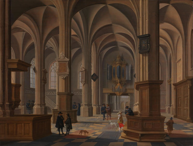 Interior of St Cunerakerk, Rhenen