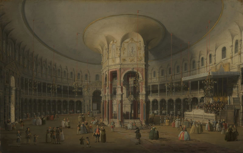 London: Interior of the Rotunda at Ranelagh