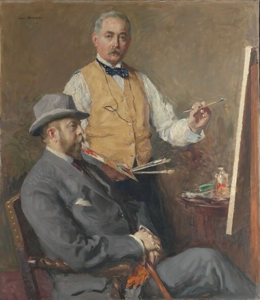 In the Studio (Gari Melchers and Hugo Reisinger)