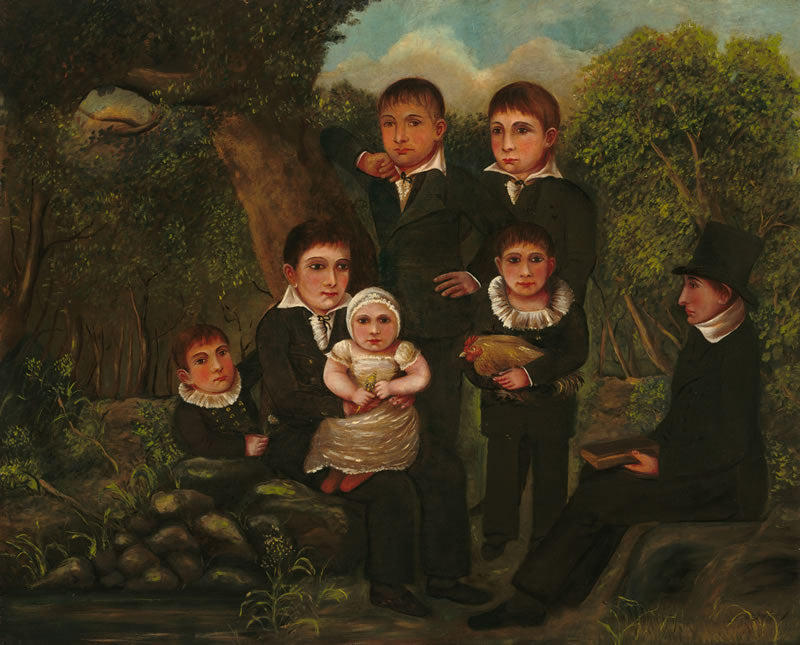Abraham Clark and His Children