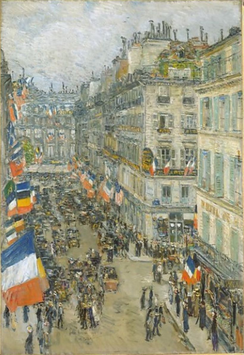 July Fourteenth, Rue Daunou, 1910