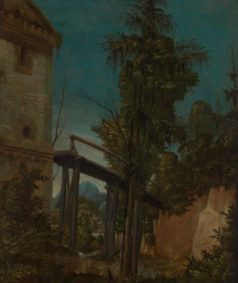 Landscape with a Footbridge